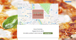 Desktop Screenshot of pizzeria-arbaillo.at